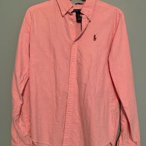 Pink Ralph Lauren button down